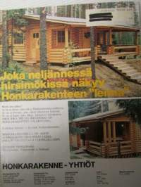 Avotakka 1973 nr 3, musiikkiperheen kotona - Arja Tuomarila ja Kai Lind, istutko hyvin -tuoliesittely mm. Haimi, Aalto