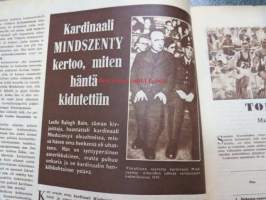 Suomen Kuvalehti 1956 nr 51-52, 22.12.1956, Joulunumero, sis. mm. seur. artikkelit / kuvat / mainokset; Becantex, Simson, Kultanauha, Majesteetti, Unkarin omatunto