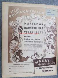 Suomen Kuvalehti 1956 nr 51-52, 22.12.1956, Joulunumero, sis. mm. seur. artikkelit / kuvat / mainokset; Becantex, Simson, Kultanauha, Majesteetti, Unkarin omatunto