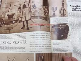 Suomen Kuvalehti 1956 nr 47, 24.11.1956, sis. mm. seur. artikkelit / kuvat / mainokset; Kansikuva Kenraalimajuri A.E. Martola, Upo, Tyro, Vasan leipää, ASA,