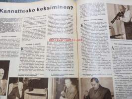 Suomen Kuvalehti 1956 nr 46, 17.11.1956, sis. mm. seur. artikkelit / kuvat / mainokset; Reima-Pukine Reilon, Vitapointe, Jalostaja (sinappilasi &amp; -tuoppi), Philips