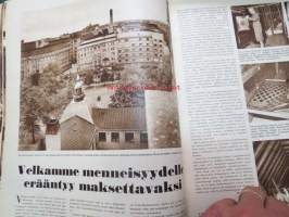 Suomen Kuvalehti 1956 nr 29, 21.7.1956, sis. mm. seur. artikkelit / kuvat / mainokset; Bacimycin, Kisa laatusokeria, Tokeita oppikirjatehtailulle...
