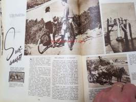 Suomen Kuvalehti 1956 nr 29, 21.7.1956, sis. mm. seur. artikkelit / kuvat / mainokset; Bacimycin, Kisa laatusokeria, Tokeita oppikirjatehtailulle...