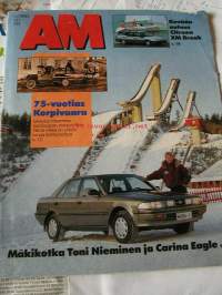 AM Automies  1992 nr 1  - 75 v Korpivaara, Citroen XM Break, Carina Eagle