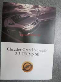 Chrysler Voyager 2.5 TD M5 SE -myyntiesite