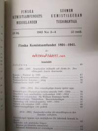 Finska kemistsamfundet - Suomen kemistiseura 1891-1941 - Festskrift-Juhlajulkaisu