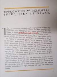 Finska Träsliperiföreningen 1893-1922 -kokonahkainen lahjasidos nr 24/25 (tarkoitettu jaettaviksi teollisuuslaitosten suurimmille omistajille)