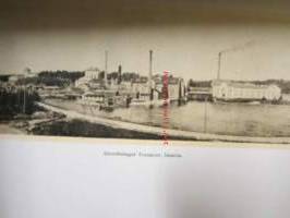Finska Träsliperiföreningen 1893-1922 - numeroitu painos 22/25, kuulunut Frenckellin arkistokokoelmaan -kokonahkainen lahjasidos
