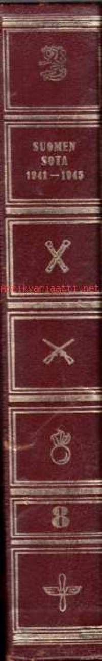 Suomen sota 1941-1945 8. osa : Sotatoimet Laatokan ja Jäämeren välillä 1944-1945.  Vetäytyminen Aunuksen kannakselta; Vetäytyminen Maaselän kannakselta;