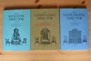 The Sheraton Director, The Chippendale Director, The Hepplewhite Director (3 kirjaa, 3 books)