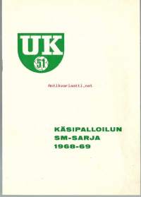 Käsipalloilun SM-sarja 1968-69  ohjelma / paljon mainoksia