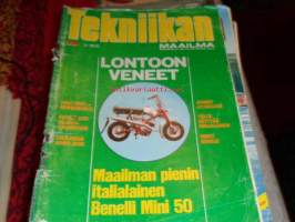 Tekniikan maailma 2/1970 Lontoon veneet, jarrut jetsulleen, Benelli Mini 50, port revel-kipparikoulu