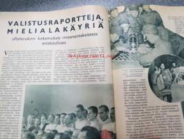 Hakkapeliitta 1940 nr 18, sis. mm. seur. artikkelit / kuvat / mainokset; Kansikuva sankarihautajaiset, Karjalaisten kokous, Pilvestä pudonneiden historiaa, Tahko -