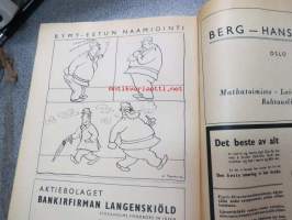 Hakkapeliitta 1940 nr 18, sis. mm. seur. artikkelit / kuvat / mainokset; Kansikuva sankarihautajaiset, Karjalaisten kokous, Pilvestä pudonneiden historiaa, Tahko -