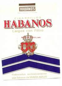 Habanos -  tupakkaetiketti,