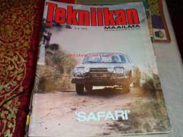 Tekniikan maailma 9/1973 safari, kertakäyttöauto vuokraamosta, Opel vai Toyota?