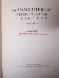 Farmaceuternas pensionskassa i Finland 1865-1915