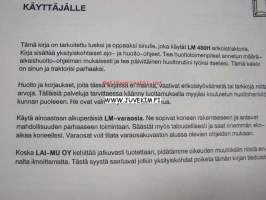 LM Trac 480H -käyttöohjekirja
