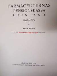 Farmaceuternas pensionskassa i Finland 1865-1915