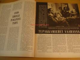 Suomen Kuvalehti 1953 nr 47, Jumisko valkoisen hiilen miilu, maaseutu tukee ylioppilaitaan Etelä-Pohjanmalle oma kerros Domus Academicaan, kalluksia maan povesta