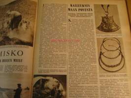 Suomen Kuvalehti 1953 nr 47, Jumisko valkoisen hiilen miilu, maaseutu tukee ylioppilaitaan Etelä-Pohjanmalle oma kerros Domus Academicaan, kalluksia maan povesta