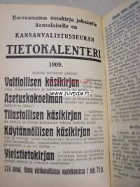 Kansanvalistusseuran Kalenteri 1909