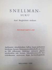 Snellman-suku Axel Bergholmin mukaan