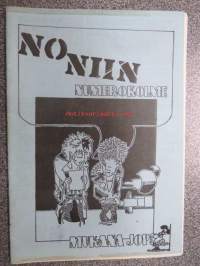 Noniin numerokolme 1976 - Avantgardesarjakuvia? - mukana Jope, Veli Ahonen, Jussi Karjalainen, Jussi Heiskanen -sarjakuvalehti