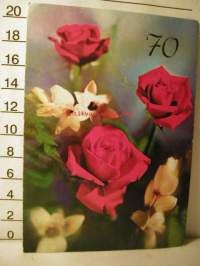 taittokortti   70v ruusut