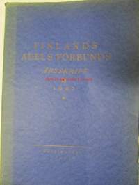 Finlands Adels Förbunds Årsskrift I-III 1926-28