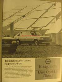 Opel 1.6. Diesel koeajokutsu / esite