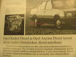 Opel 1.6. Diesel koeajokutsu / esite