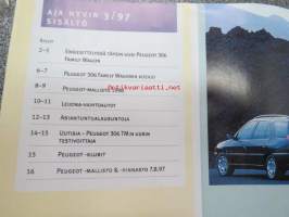 Aja Hyvin 1997 nr 3 -Oy Maan auto Ab / Peugeot -asiakaslehti