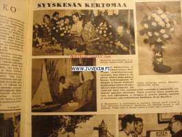 Suomen Kuvalehti 1950 nr 34 elokuu 26.8.1950 Kannessa Kristiinankaupungin neloset. Salla, kuvasarja ja artikkeli.