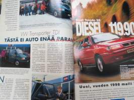 Etumatkaa 1997 nr 4 Volkswagen, Audi, Seat- asiakaslehti