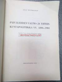 Päivälehden valtio-ja yhteiskuntapolitiikka vv. 1890-1904