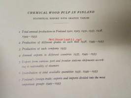 Chemical wood pulp in Finland - Statistical report with graphic tables 1953