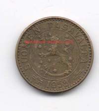 20   markkaa  1958