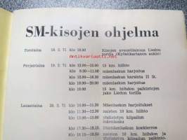 Hiihdon SM-kisat Lieto 19-21.2.1971