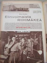 Kotiliesi 1960 nr 7, huhtikuu. Elinvoimasta Riihimäkeä, prinsessalipasto Sinebrychoffin taidemuseo,