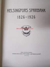 Helsingfors Sparbank 1826-1926 - Kokonahkainen lahjasidos