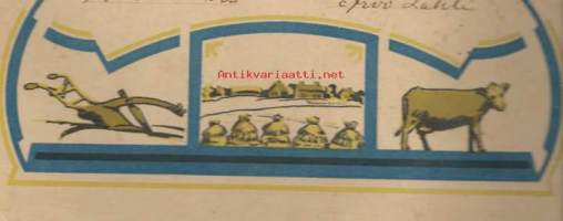 Perttelin Maanmiesseura II palkinto kesannon hoidossa 1922 - kunniakirja 34x25 cm
