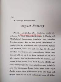 Distriktssinessjukhuset i Ekenäs och Mjölbollstad (Meltola) sanatorium deras tillkomst och verksamhet- Till August Ramsay på hans 80-årsdag 1939