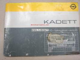 Opel Kadett -käyttöohjekirja