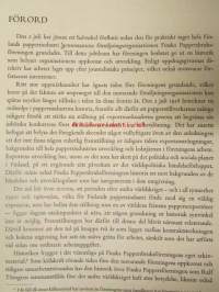 Finska Pappersbruksföreningen 1918-1968 Ursprung och utveckling