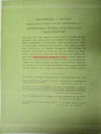 Offentliga nöjen och privata i Helsingfors 1827-1832 (jatko-osa teokselle; Offentliga nöjen och privata i Helsingfors 1812-1827 med en historisk översikt)