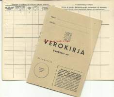 Verokirja 1950-luku blanko