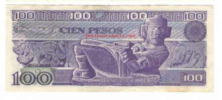 Mexiko  100 Pesos 1981  seteli