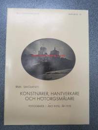 Konstnärer, hantverkare och hötorgsmålare - fotografer i Åbo intill år 1918