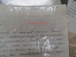 Rakkauskirjeitä Elmalta Reijolle 6 kpl, vuodelta 1971